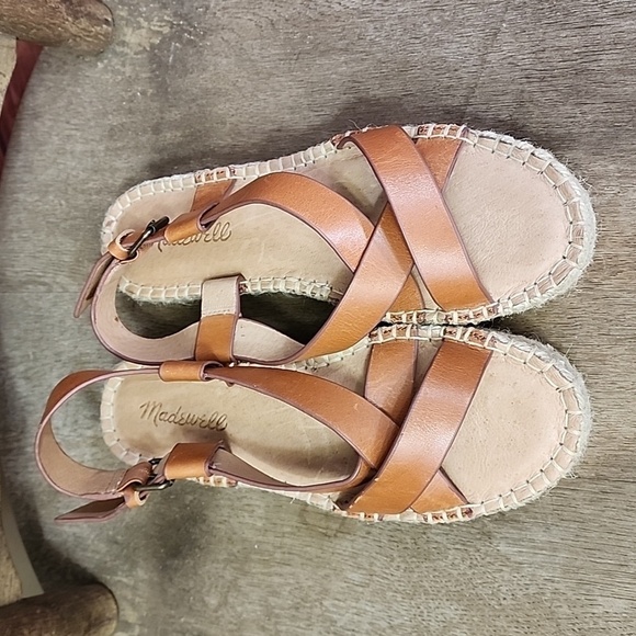 MADEWELL leather sandals size 6.5 - Picture 2 of 9